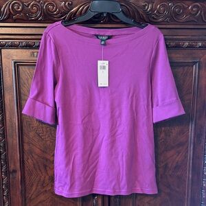 Lauren Ralph Lauren Purple Blouse